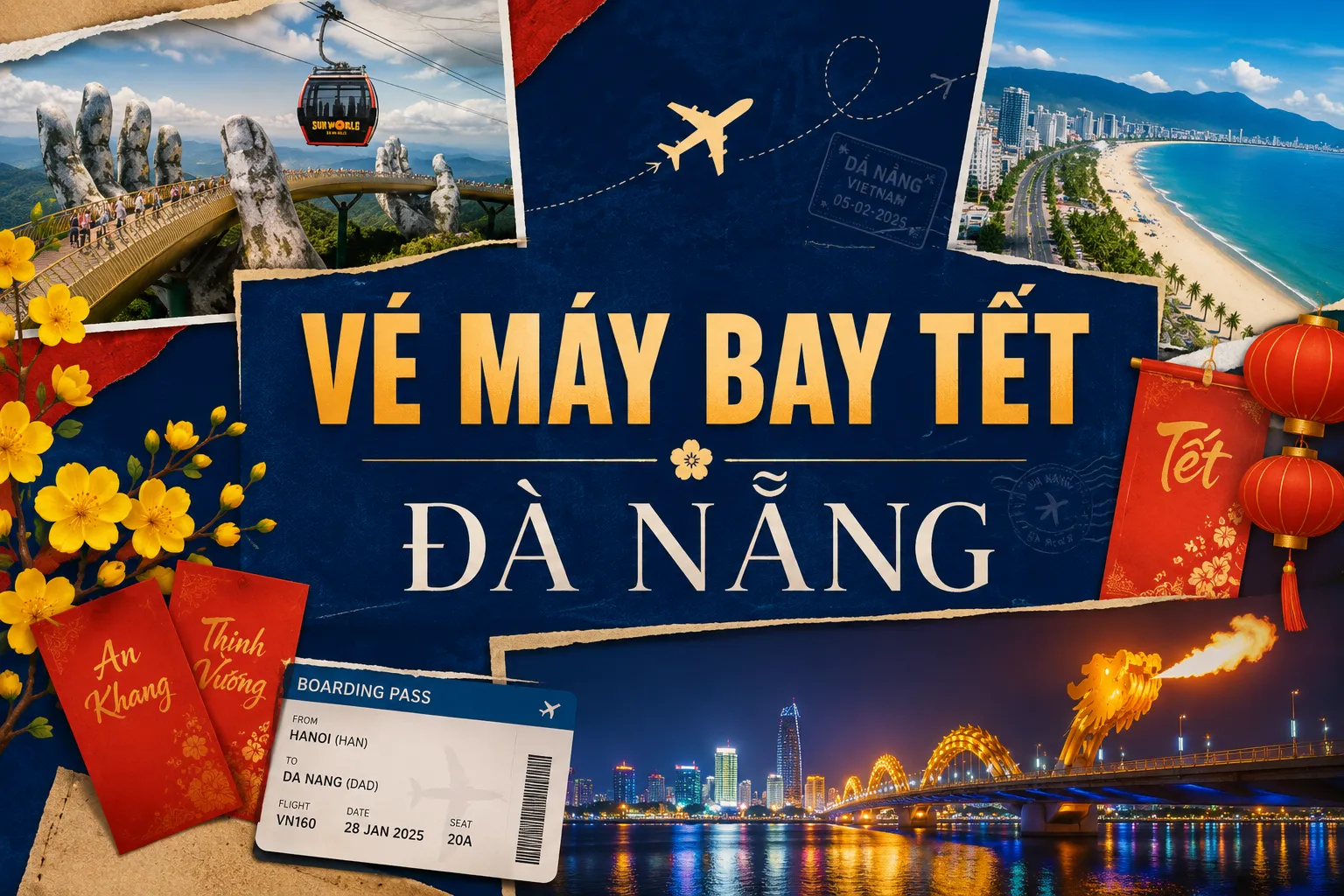 Vé máy bay tết đi Đà Nẵng