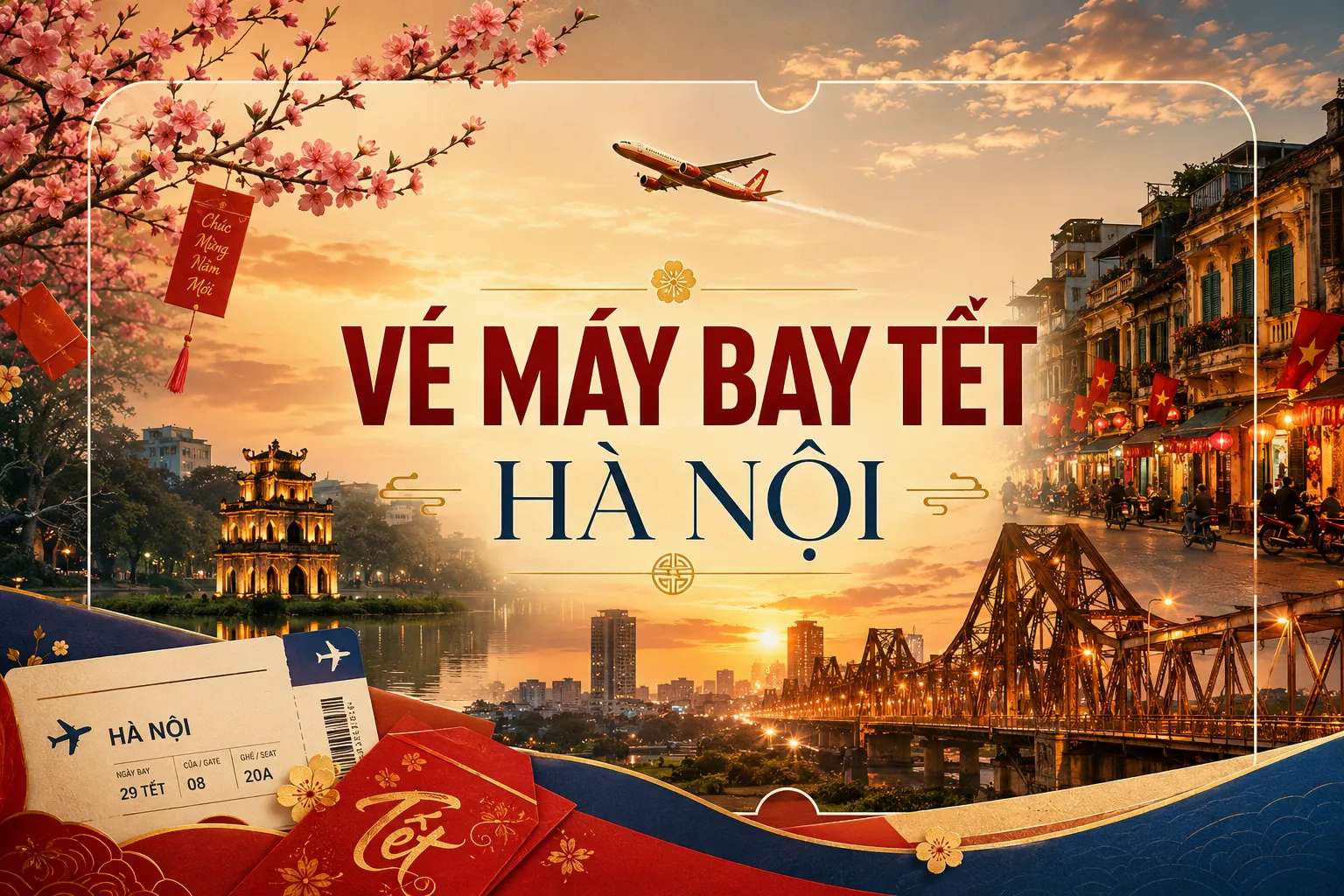 Vé máy bay tết Hà Nội giá rẻ hôm nay