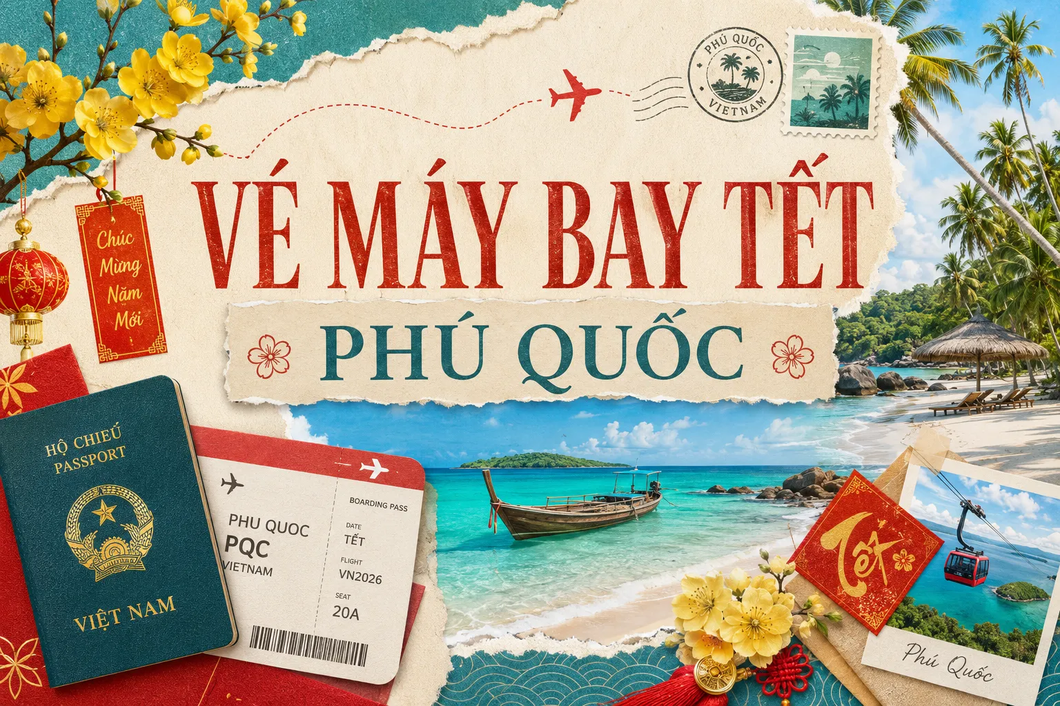 Vé máy bay tết đi Phú Quốc