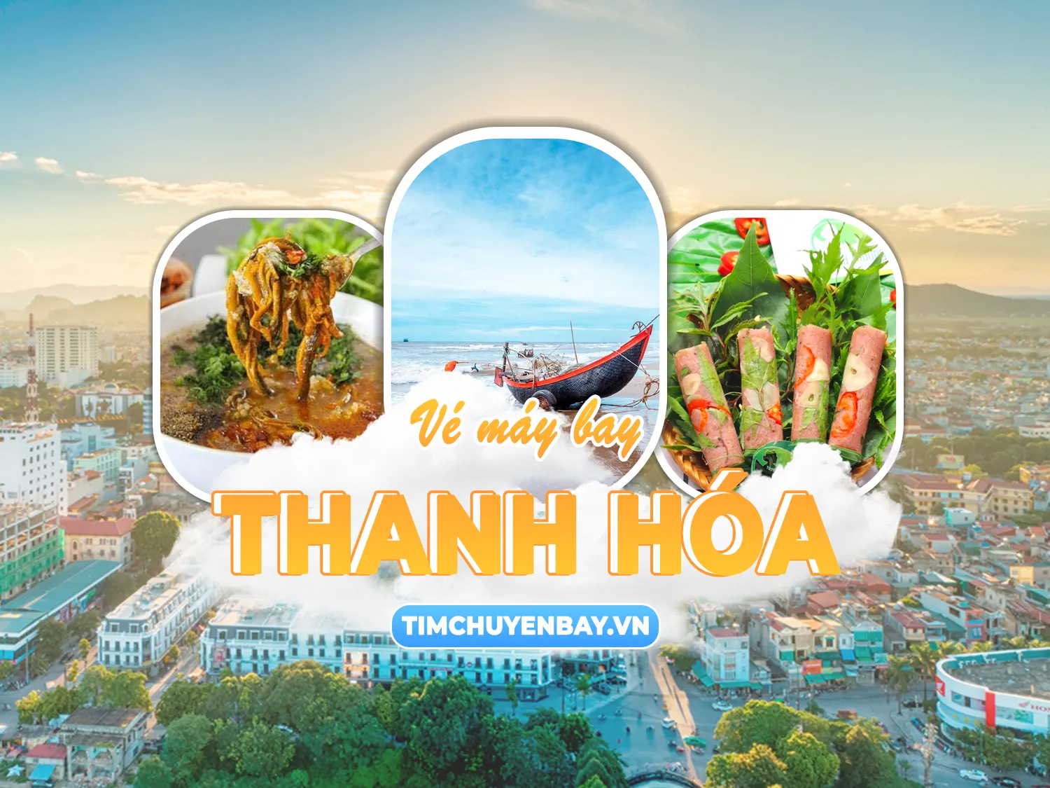 Vé máy bay đi Thanh Hóa vừa cập nhật tại TimChuyenBay.vn