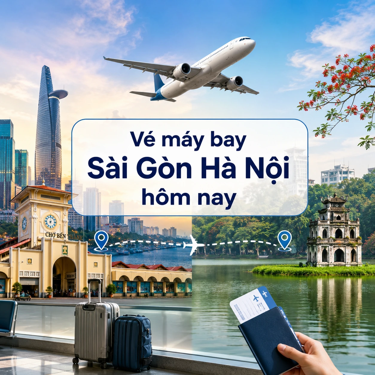 Vé máy bay Sài Gòn Hà Nội hôm nay