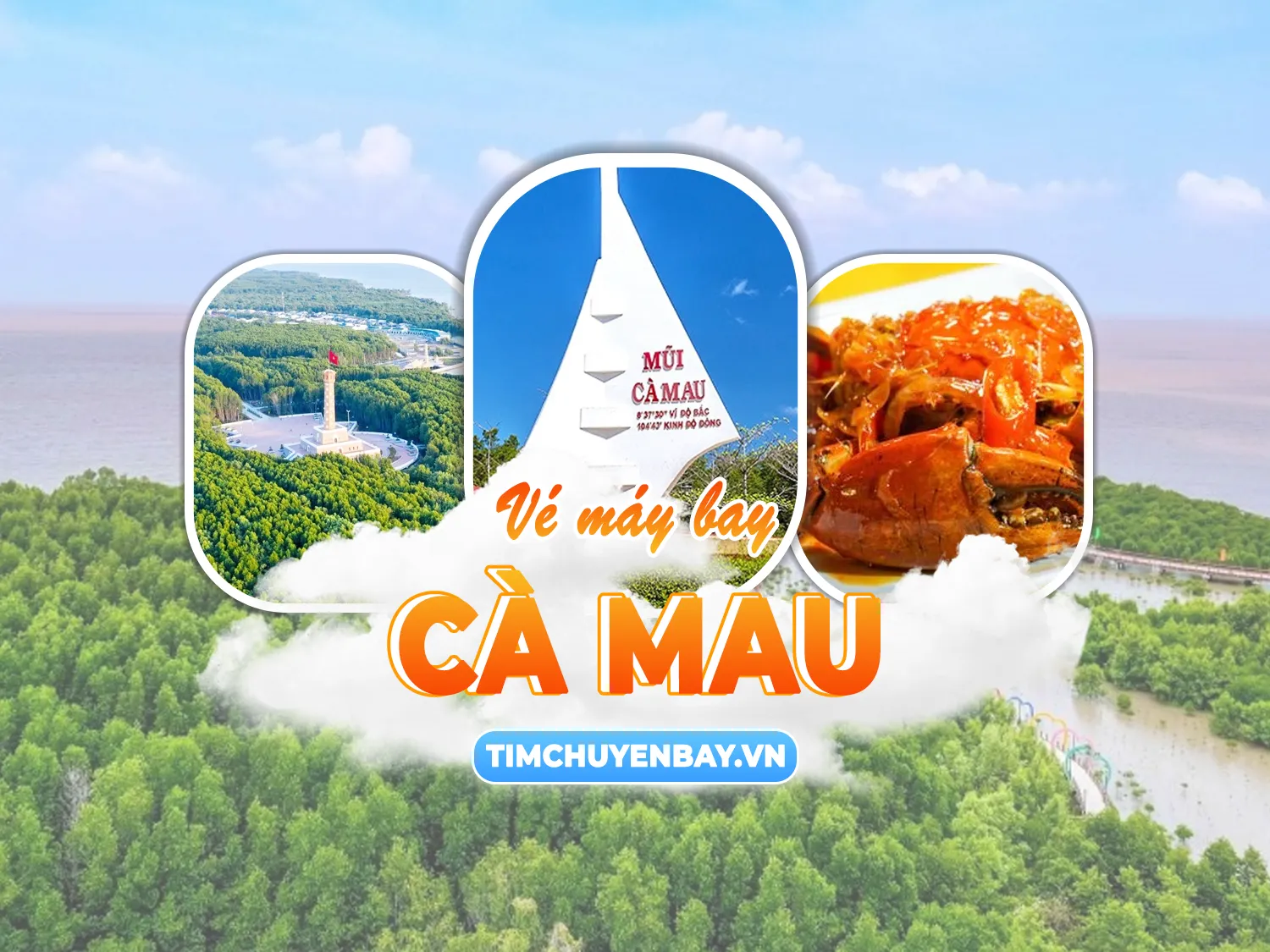 Vé máy bay đi Cà Mau