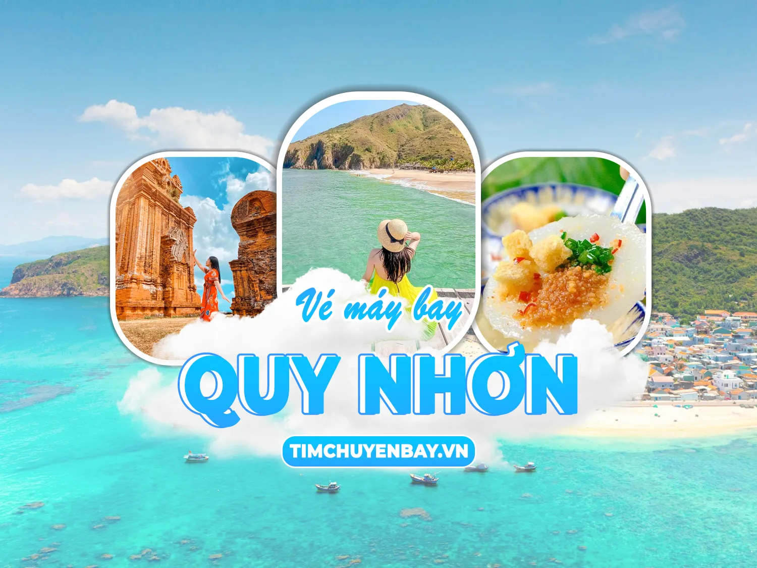 Vé máy bay đi Quy Nhơn mới cập nhật tại TimChuyenBay.vn