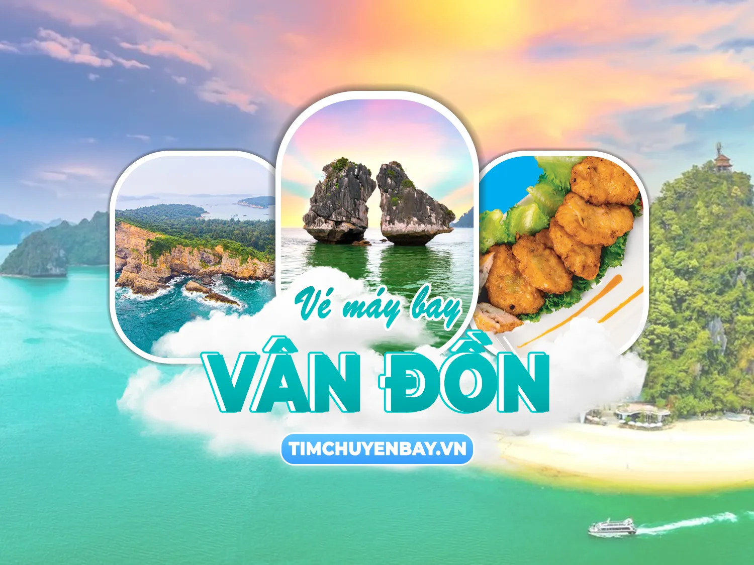 Vé máy bay đi Vân Đồn