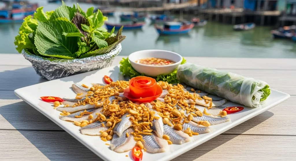 Ngon không cưỡng nổi với món đặc sản gỏi cá trích Phú Quốc