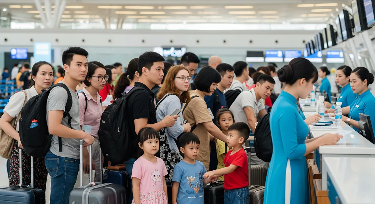 Đặt vé đoàn trong nước quốc tế, đông vui tiết kiệm