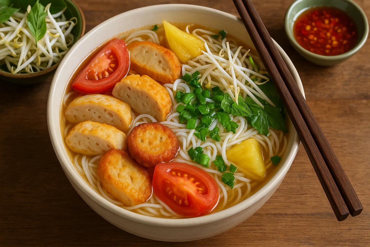 Bún chả cá - một trong những đặc sản nổi bật của thành phố biển Nha Trang