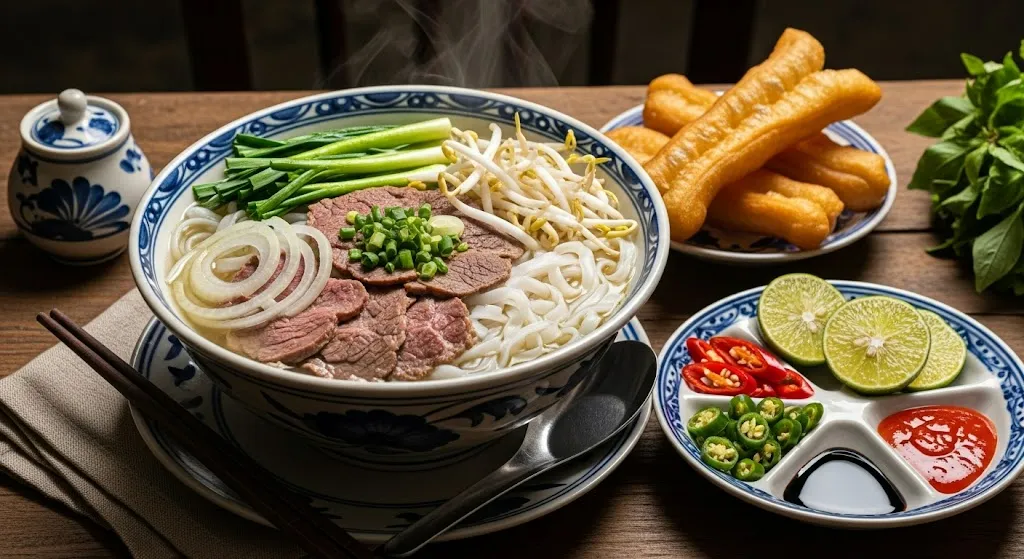 Phở Thìn nổi bật với hương vị đặc trưng và không gian hoài niệm