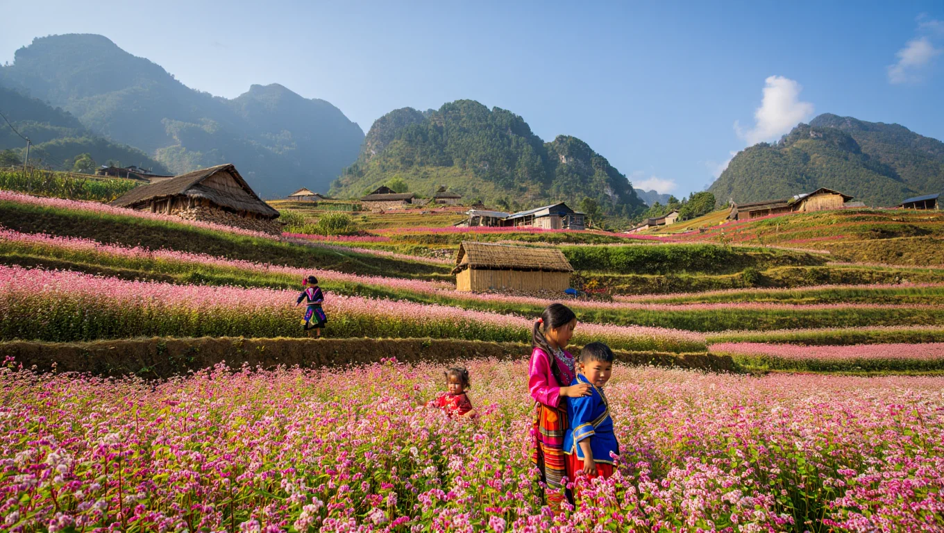 Hà Giang mùa hoa tam giác mạch
