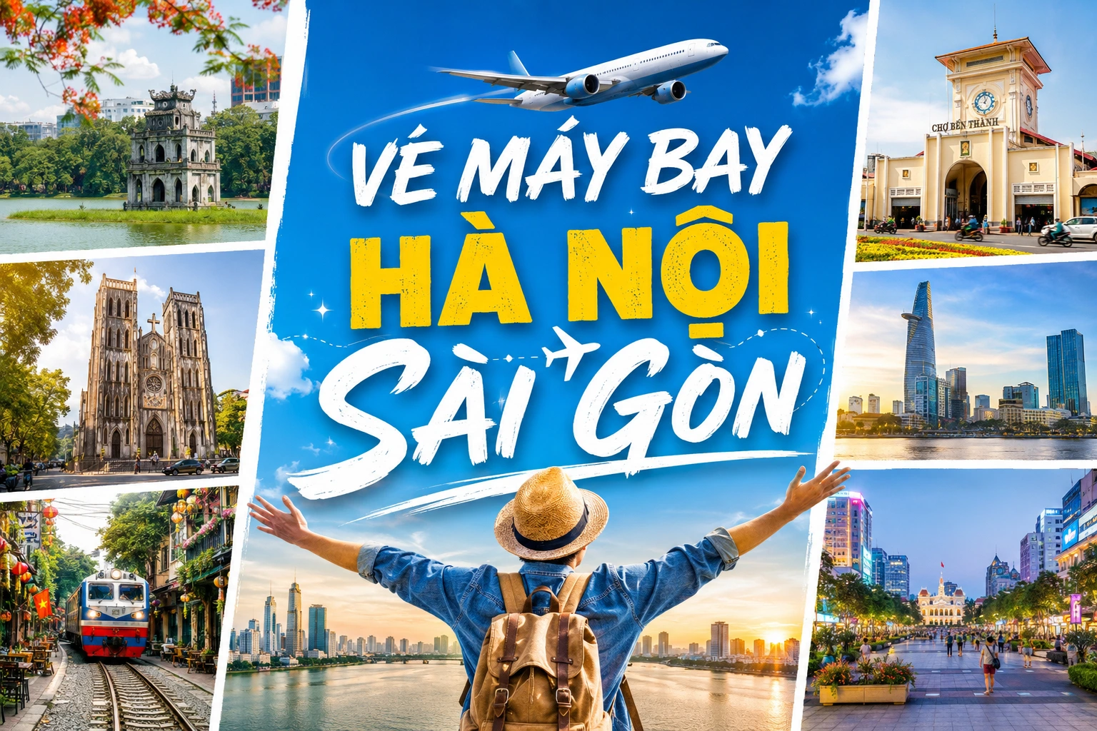 Vé máy bay Hà Nội Sài Gòn mới cập nhật