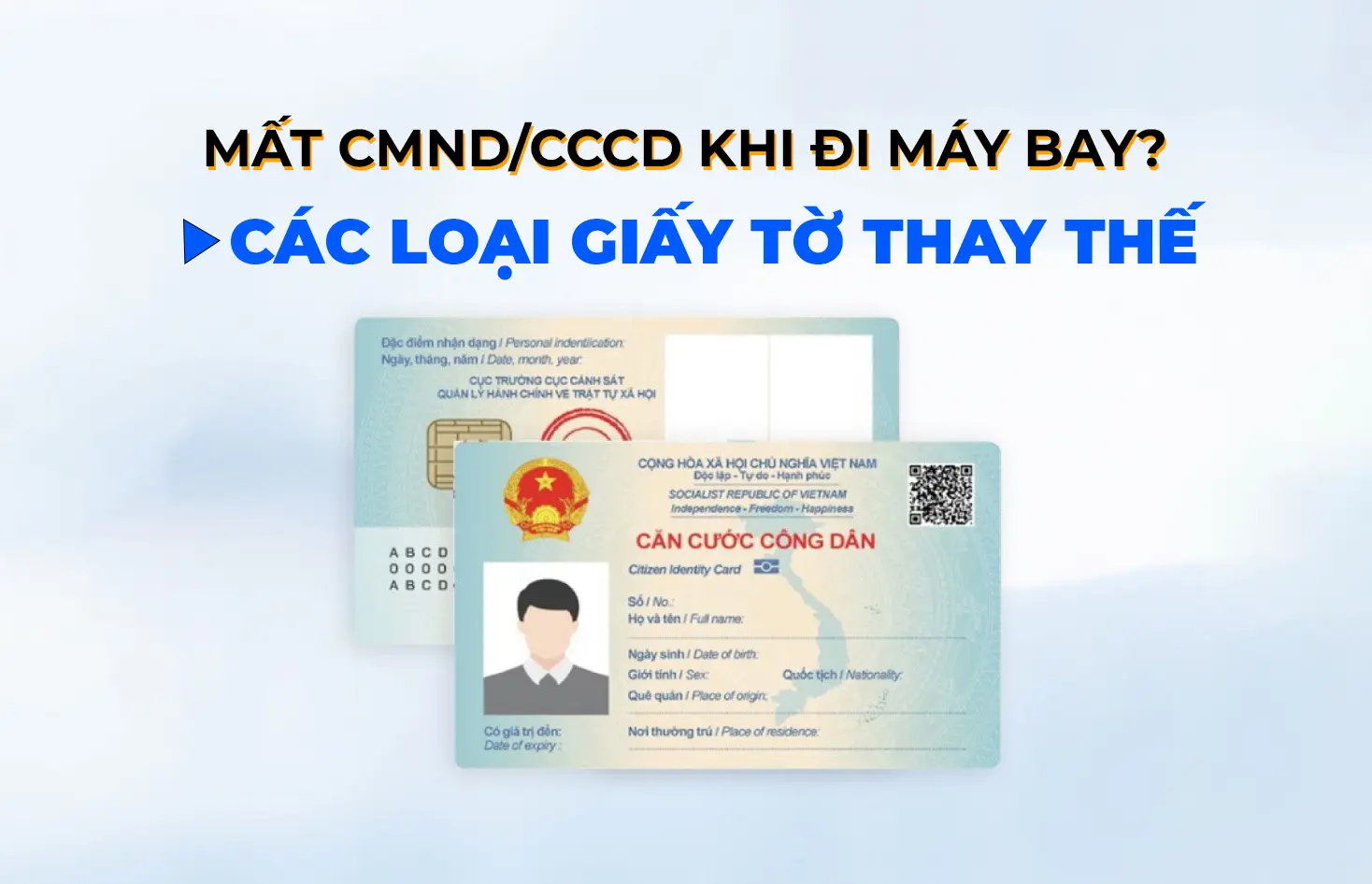 Mất CMND/CCCD có đi máy bay được không?