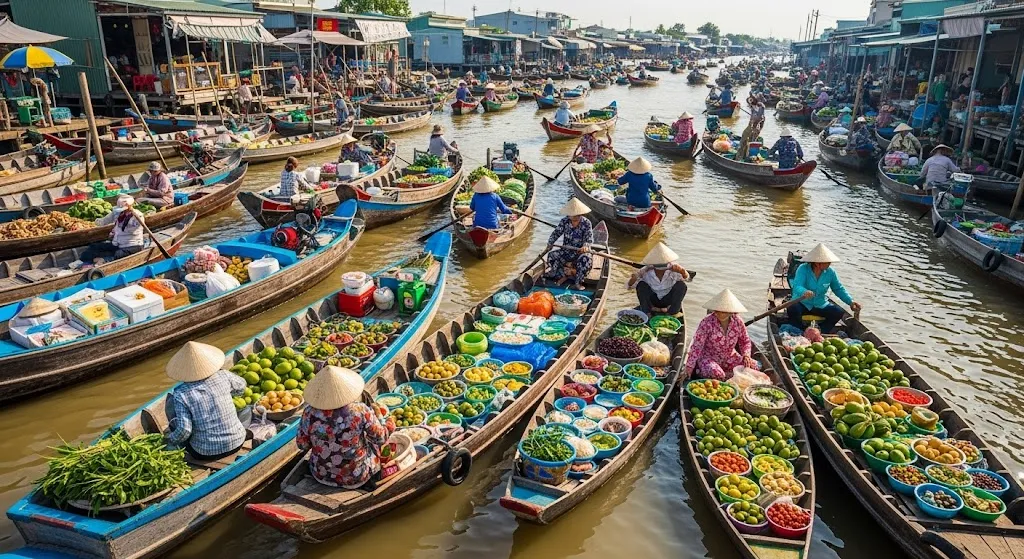 Vé máy bay Hà Nội Cần Thơ về miền sông nước