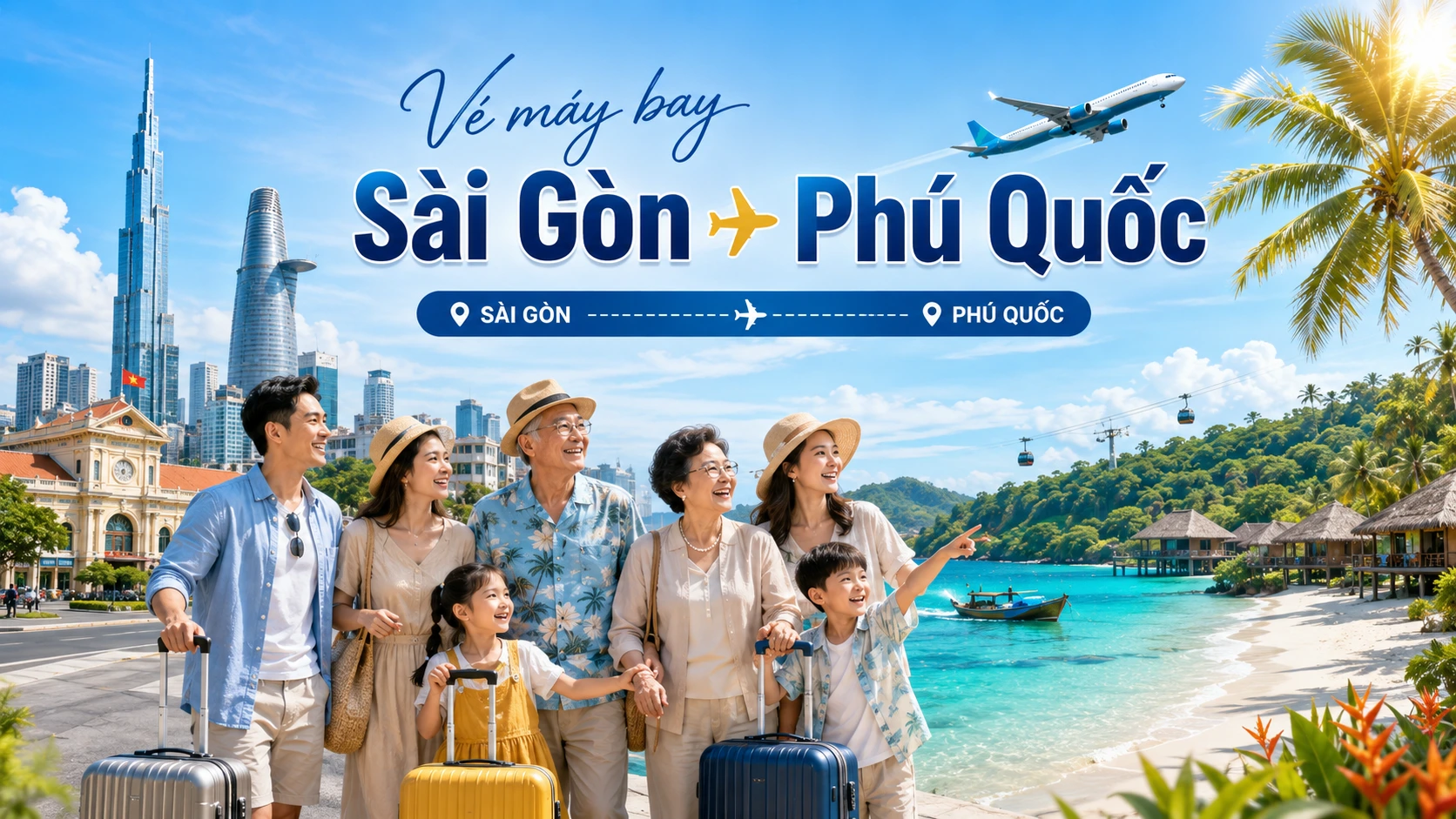 Vé máy bay Sài Gòn Phú Quốc hôm nay