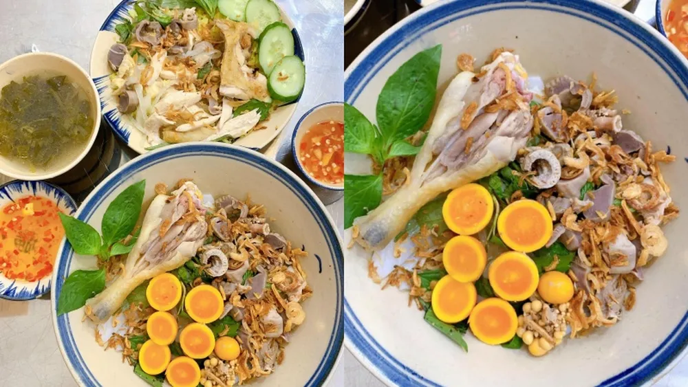 Bánh ướt lòng gà vô cùng hấp dẫn với du khách