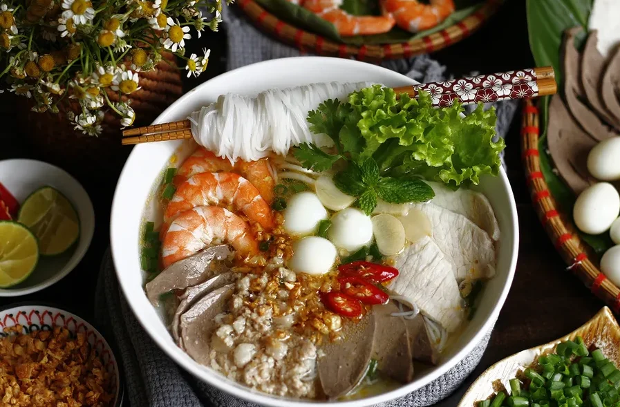 Hủ tiếu nam vang thể hiện sự giao thoa vẻ đẹp văn hoá ẩm thực