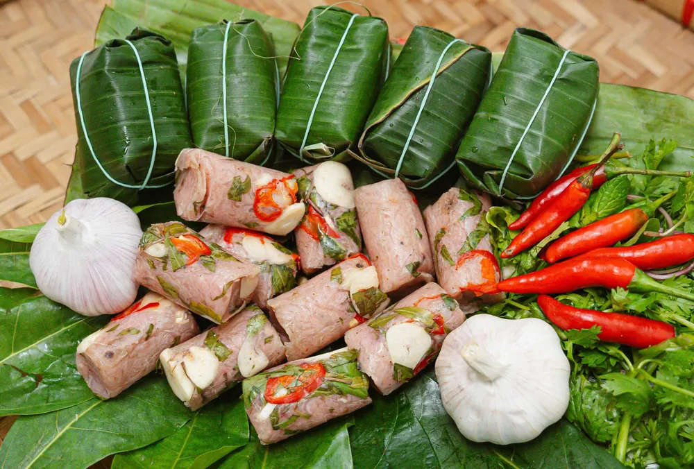 Nem chua Thanh Hoá là món khoái khẩu của nhiều du khách khi đến Thanh Hoá