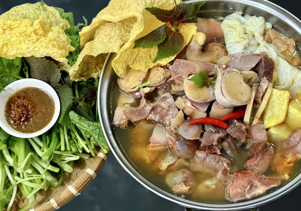 Lẩu bò mang hương vị vô cùng thơm ngon
