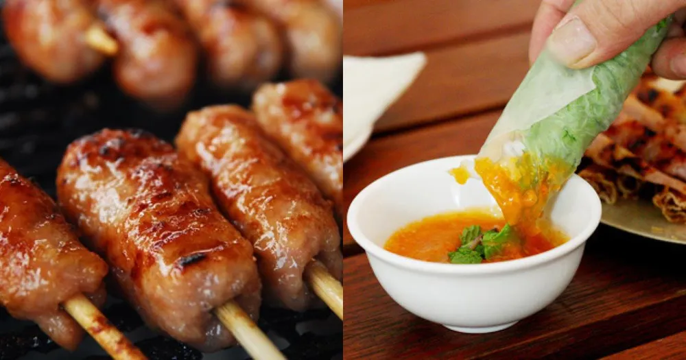 Nem nướng Cái Răng có hương vị cực hấp dẫn