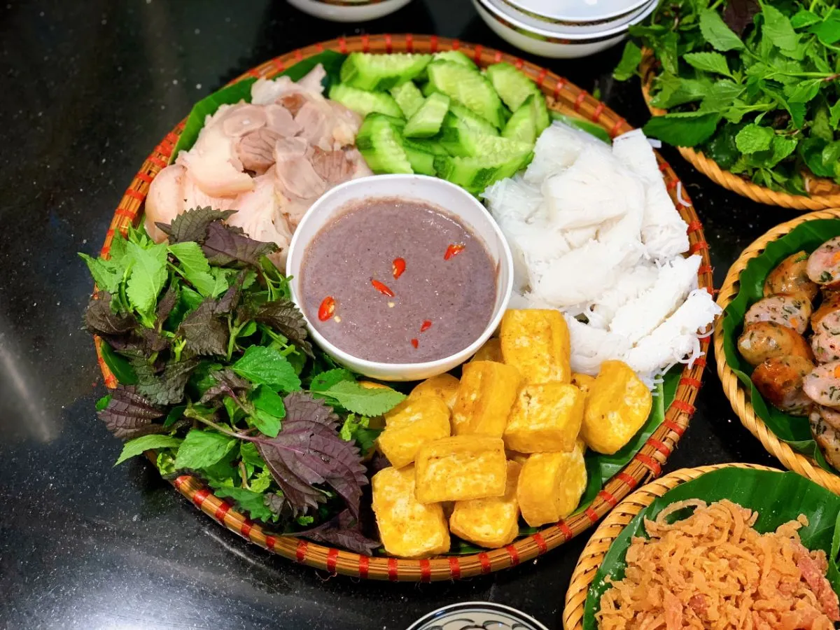 Bún đậu mắm tôm có hương vị vô cùng đặc trưng