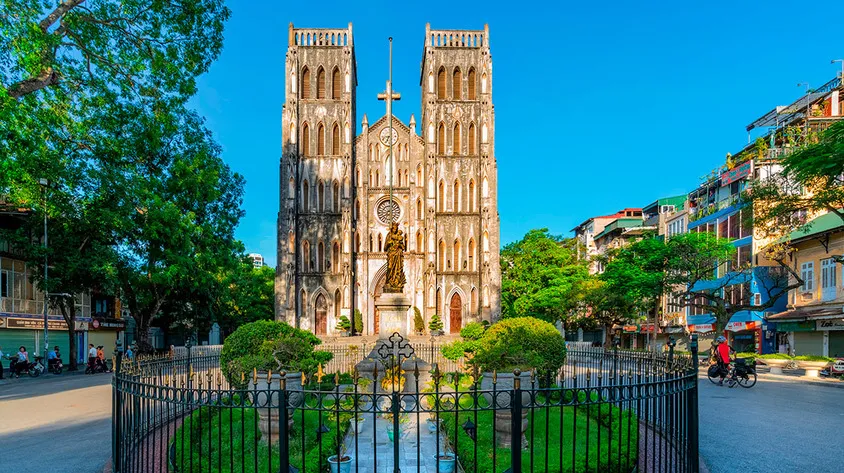 Nhà thờ lớn Hà Nội mang đậm dấu ấn kiến trúc Gothic