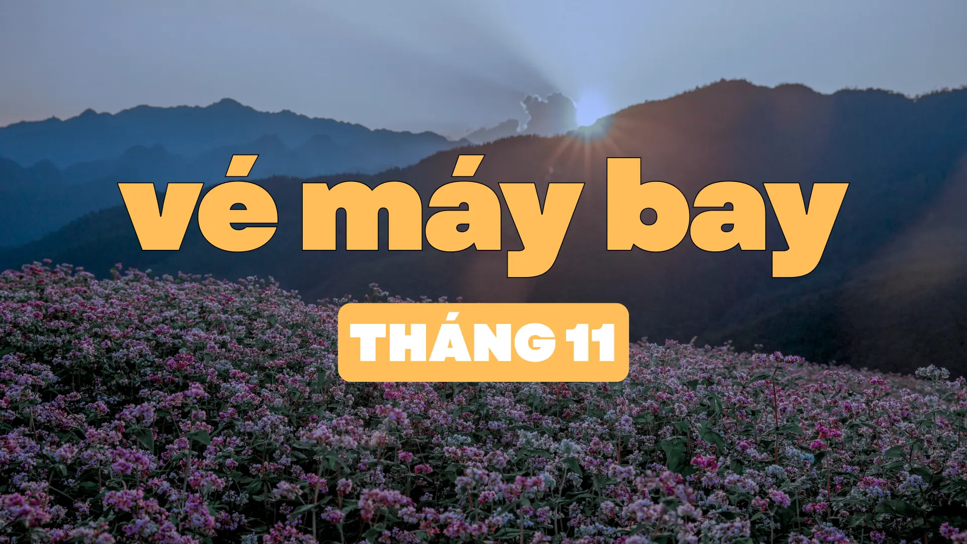 Vé máy bay tháng 11, du lịch nội địa cuối năm