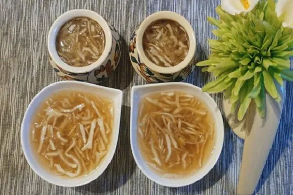 Rau câu chân vịt Phú Quý món ăn vặt lạ miệng
