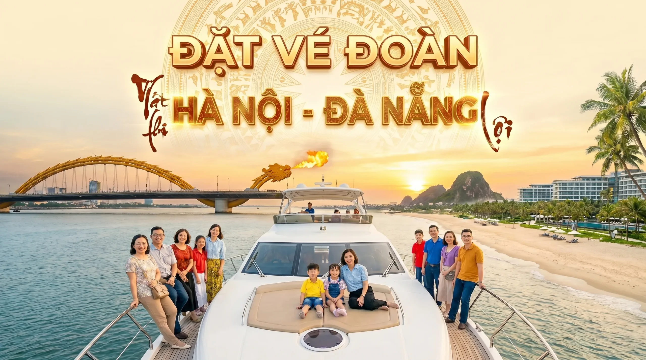 Đặt vé đoàn Hà Nội Đà Nẵng