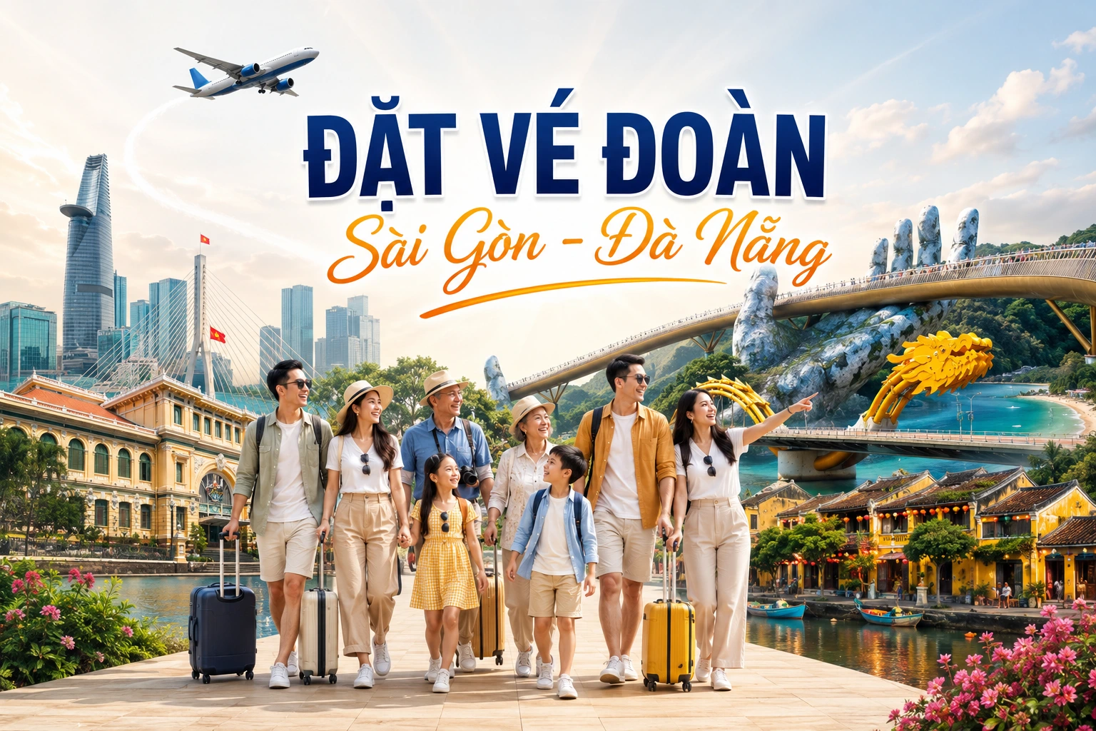Đặt vé đoàn Sài Gòn Đà Nẵng