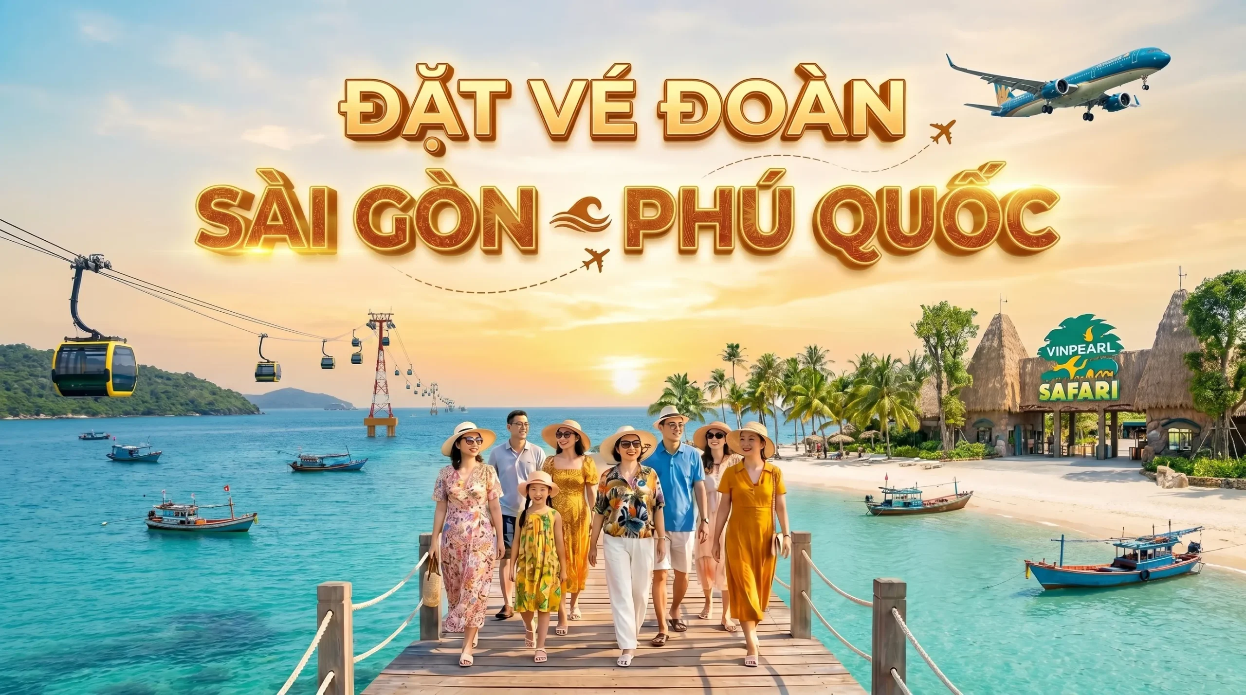 Đặt vé đoàn Sài Gòn Phú Quốc