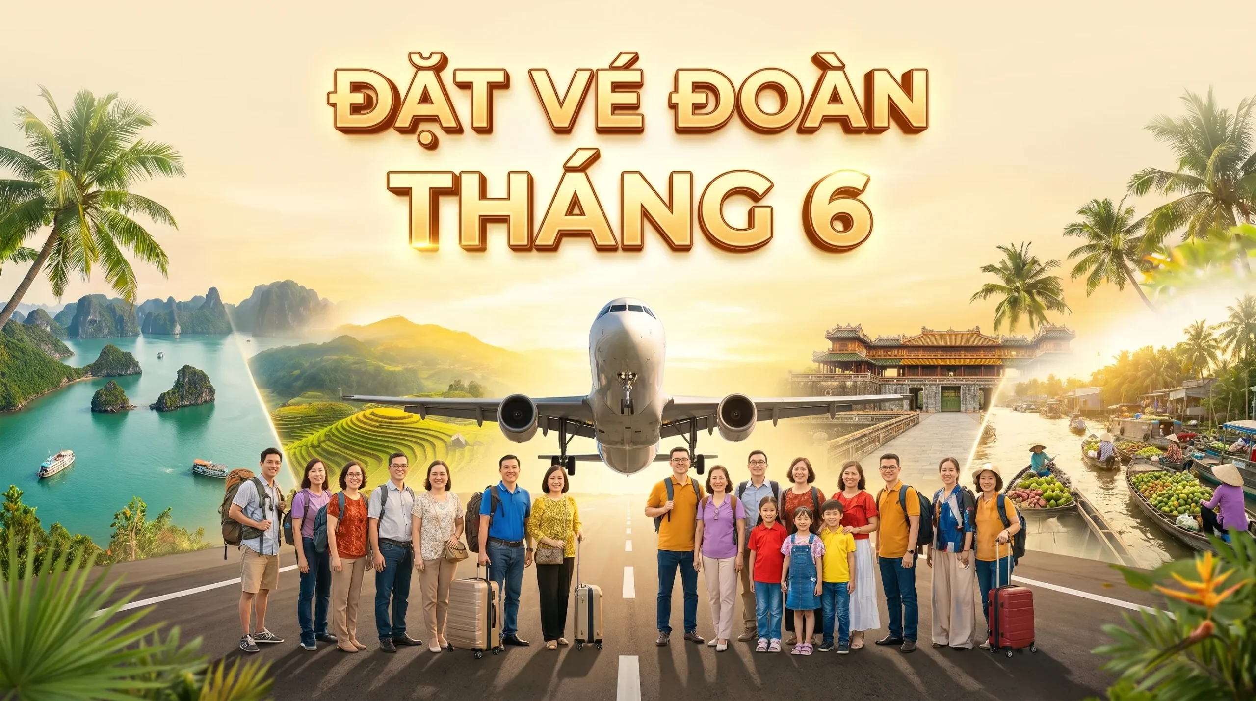 Đặt vé đoàn tháng 6