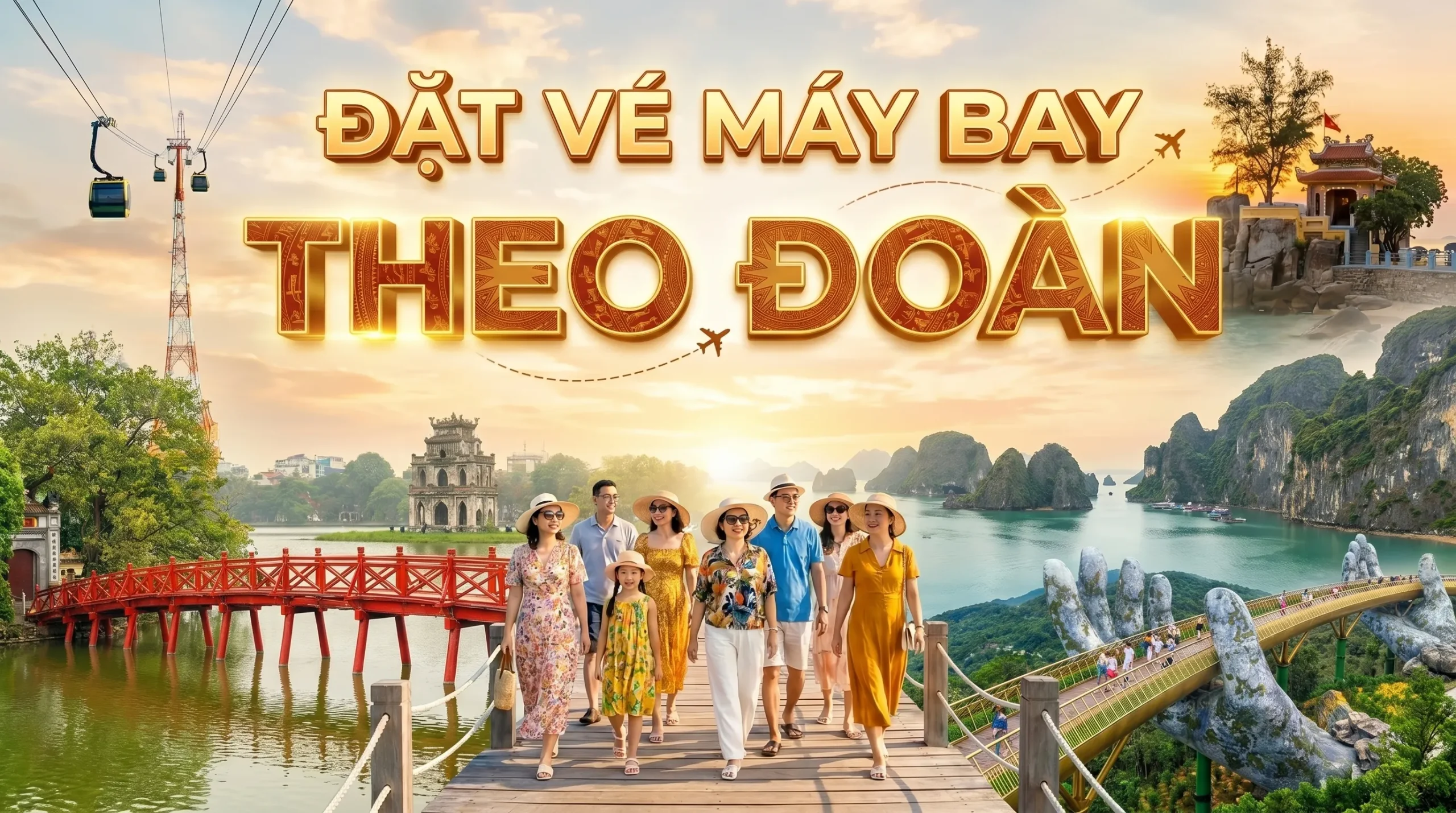 Đặt vé máy bay theo đoàn