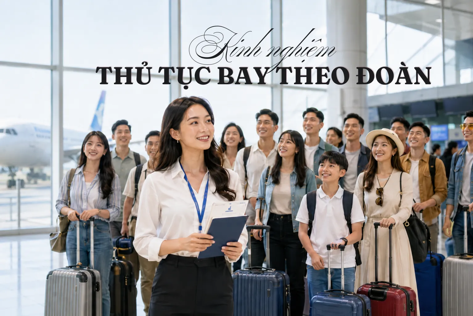 Thủ tục bay theo đoàn