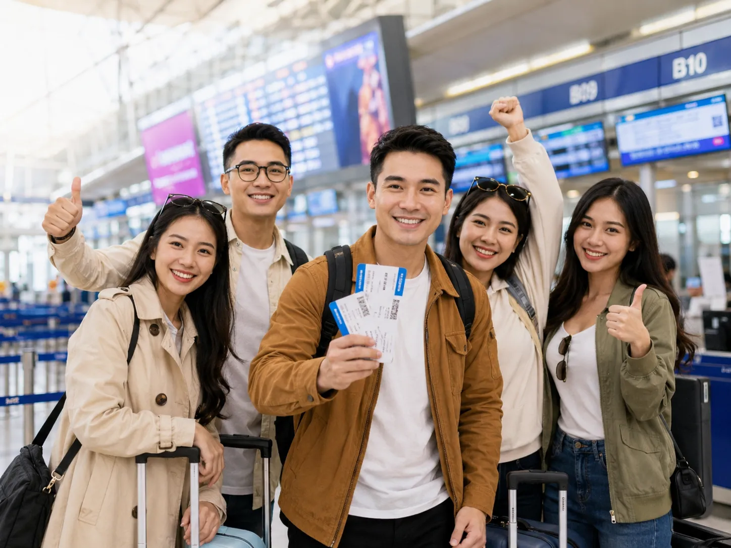 Kinh nghiệm đặt vé đoàn cho nhiều người đi du lịch.