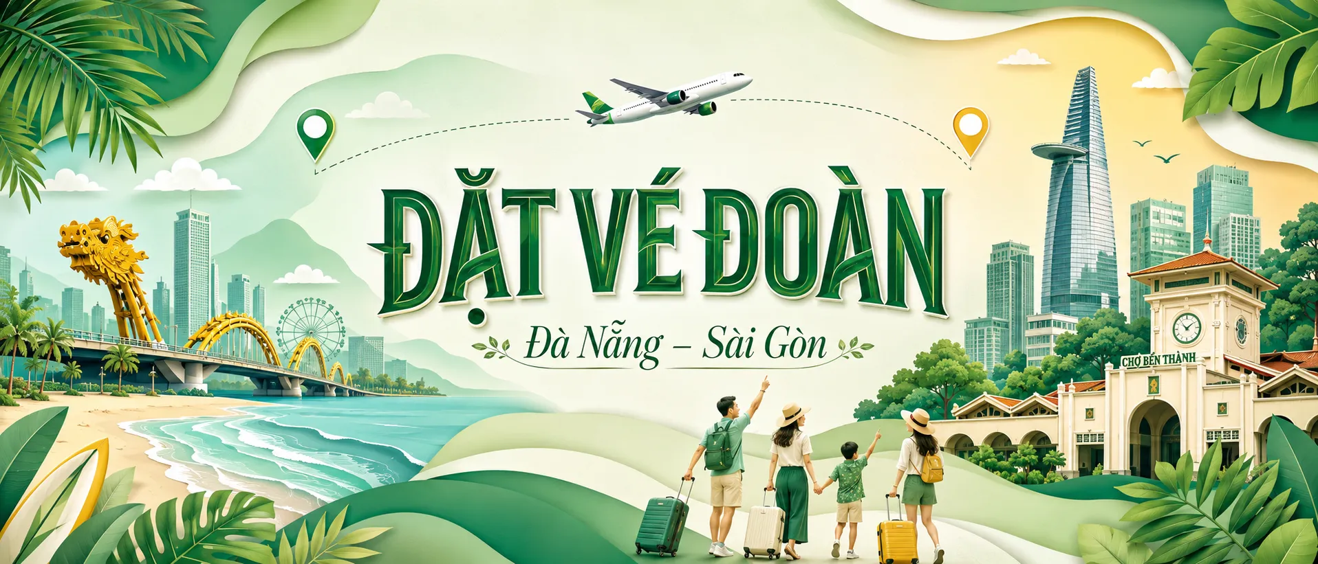Đặt vé đoàn Đà Nẵng Sài Gòn