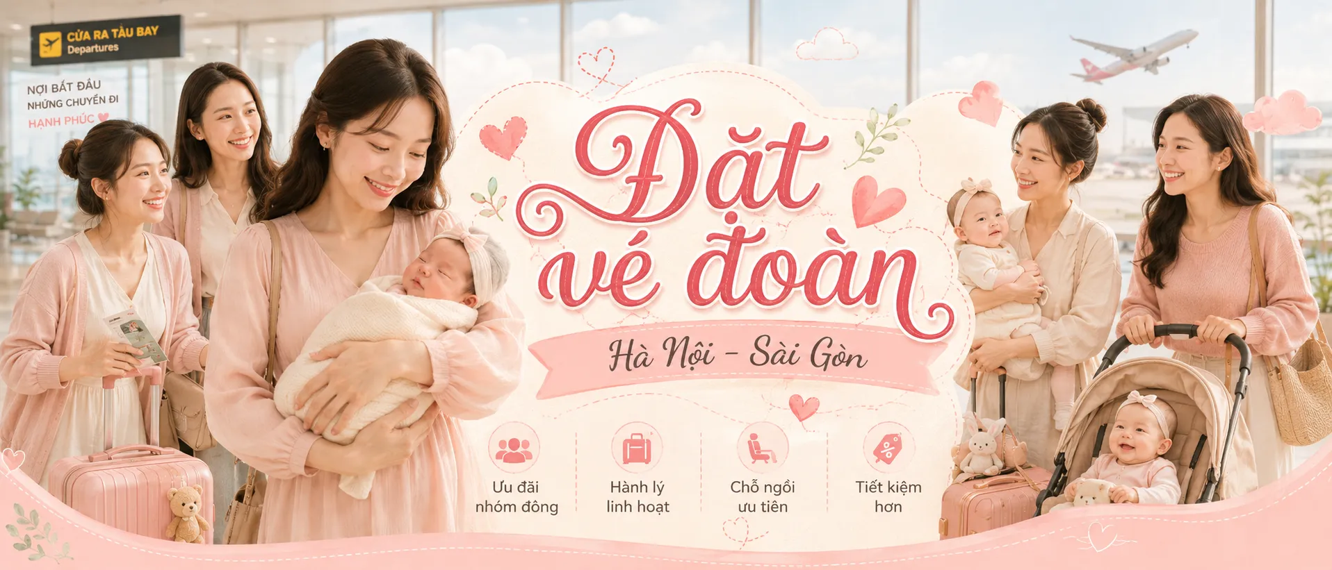 Đặt vé đoàn Hà Nội Sài Gòn