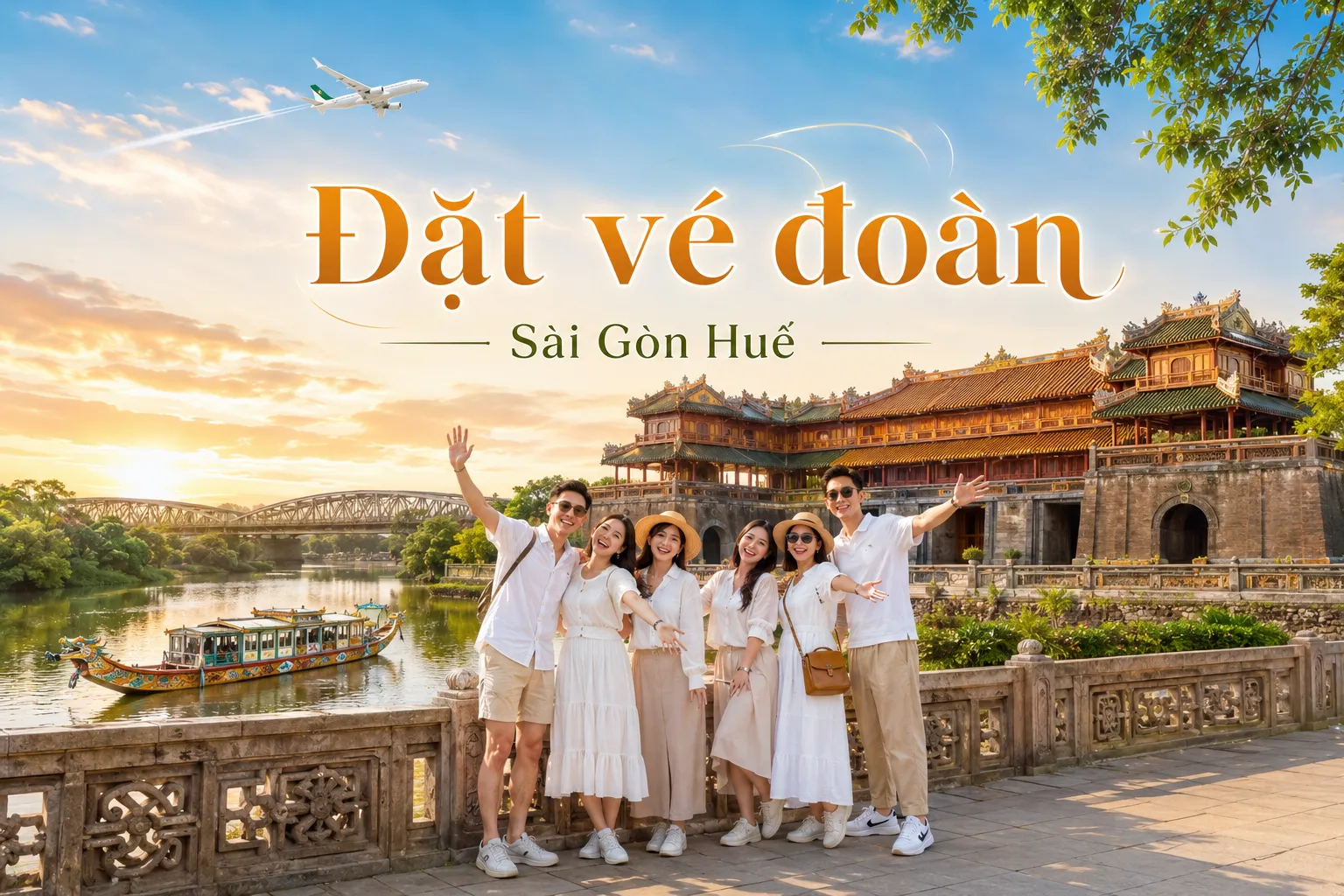 Đặt vé đoàn Sài Gòn Huế