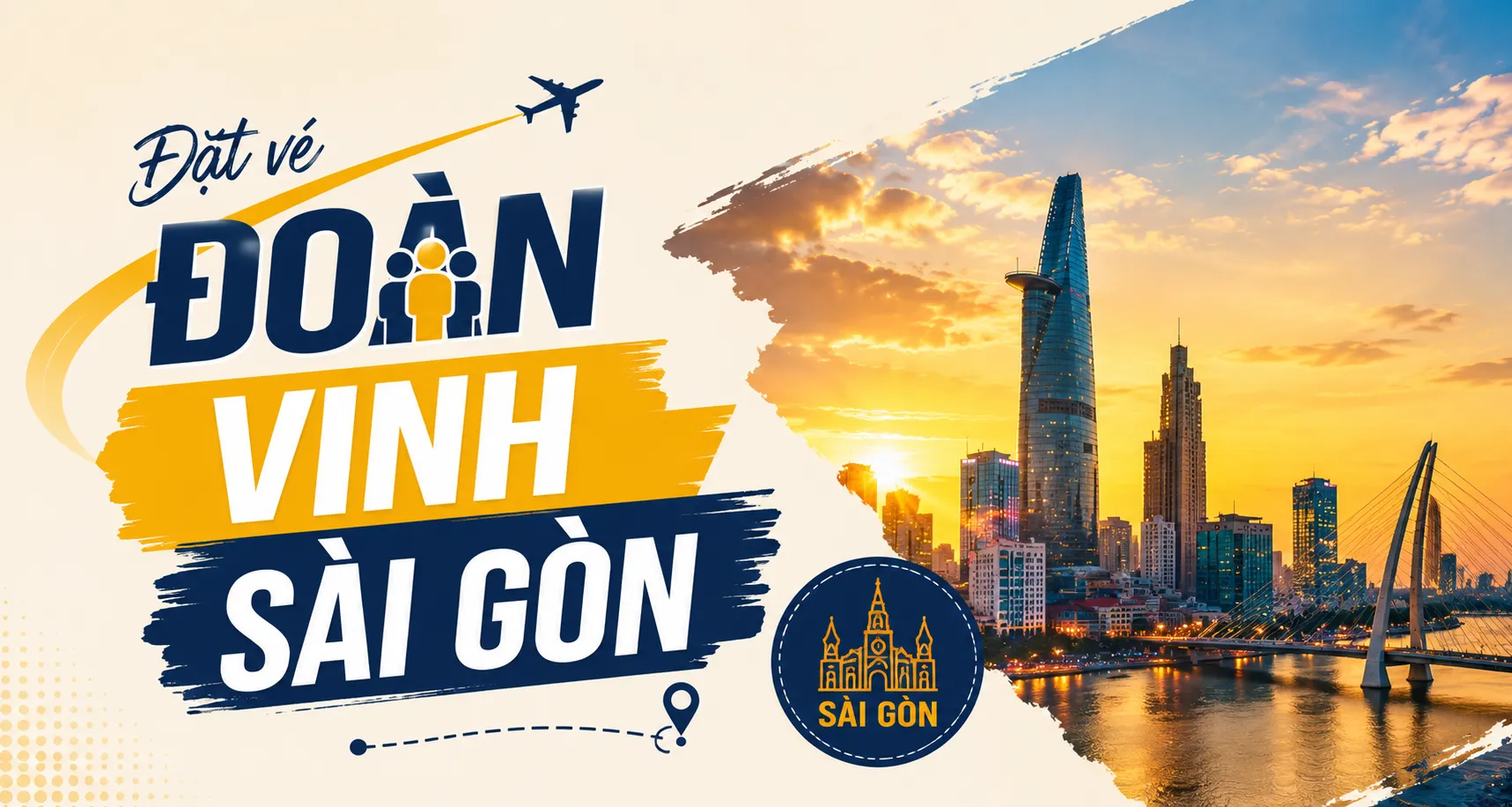 Đặt vé đoàn Vinh Sài Gòn