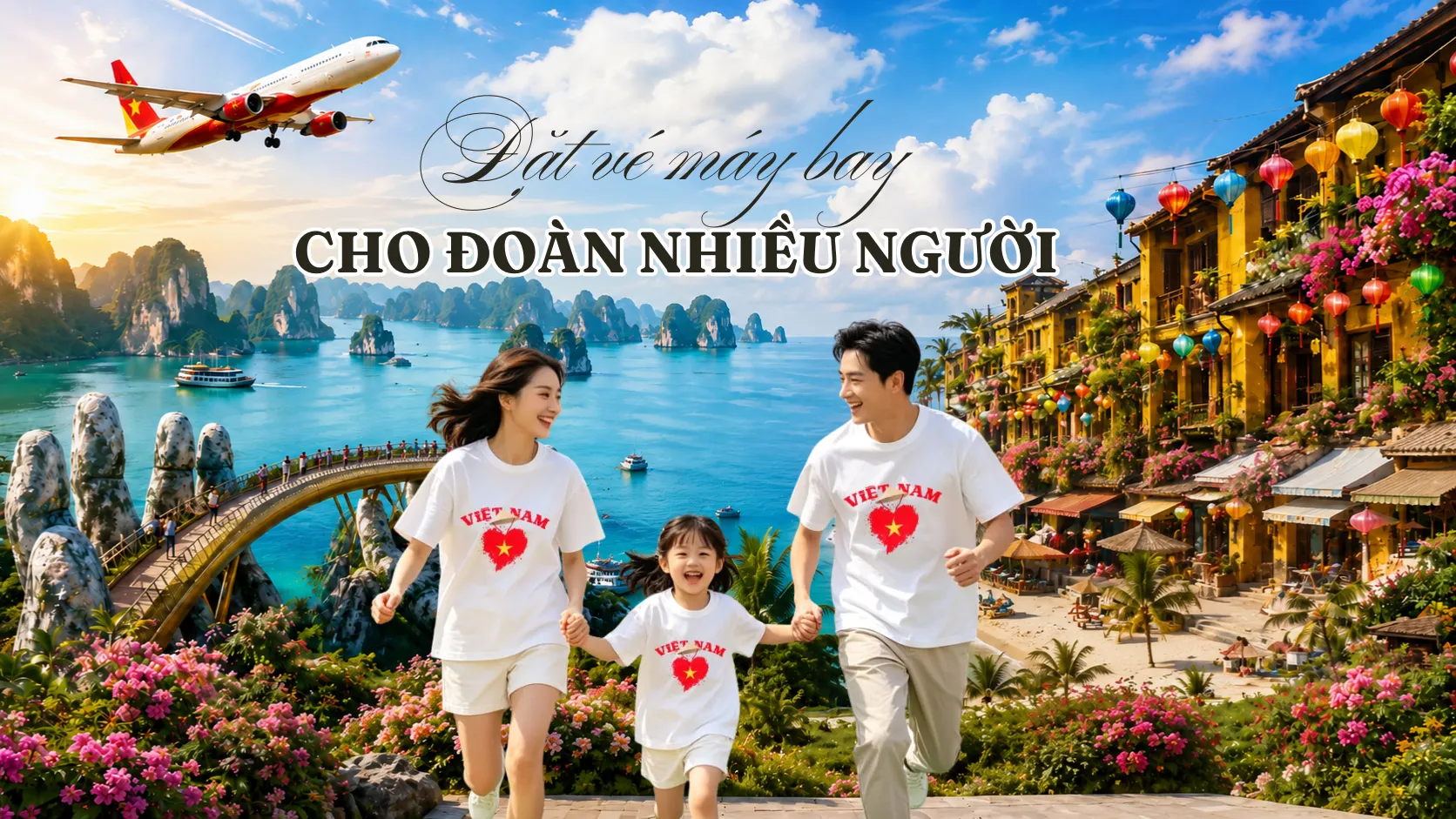 Đặt vé máy bay cho đoàn nhiều người