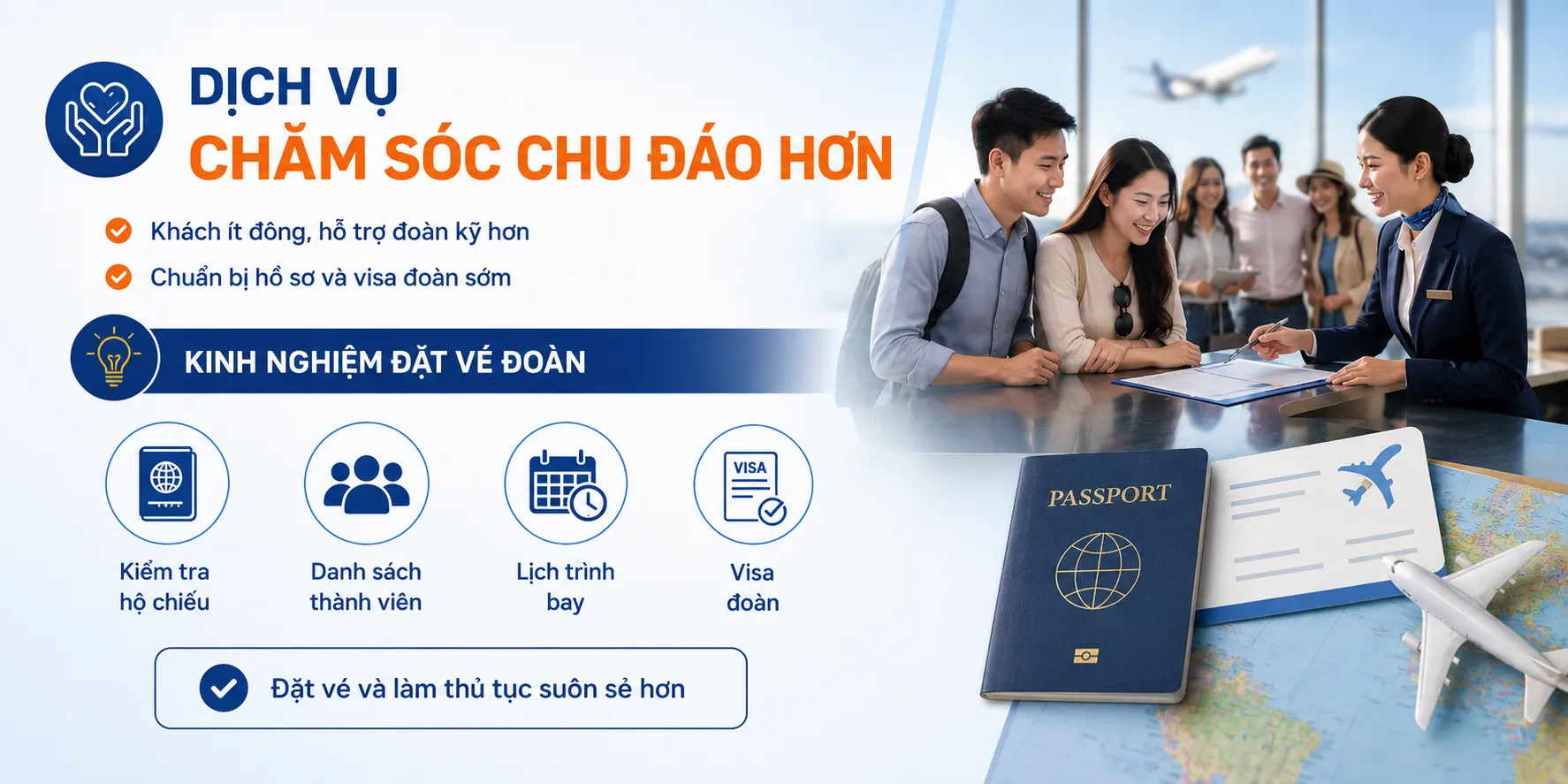 Dịch vụ chăm sóc đoàn chu đáo