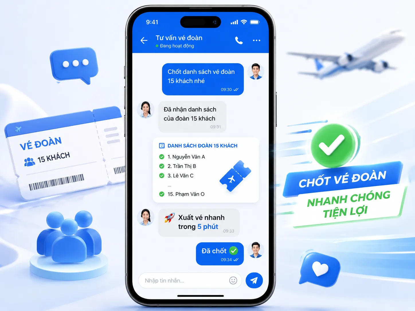 Quy trình đặt vé đoàn Đà Nẵng đi Hà Nội siêu nhanh và đơn giản tại timchuyenbay.vn
