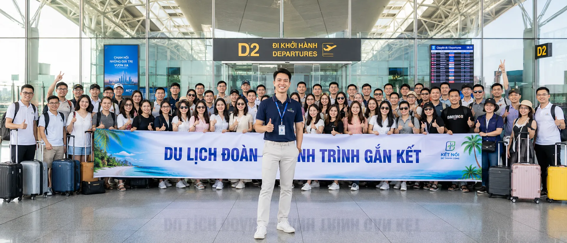 Trưởng đoàn thảnh thơi khi đặt vé đoàn theo tour du lịch qua timchuyenbay.vn