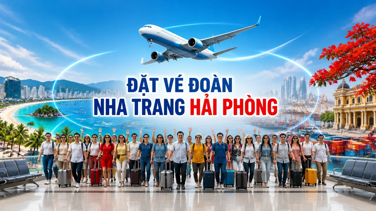 Đặt vé đoàn Nha Trang Hải Phòng