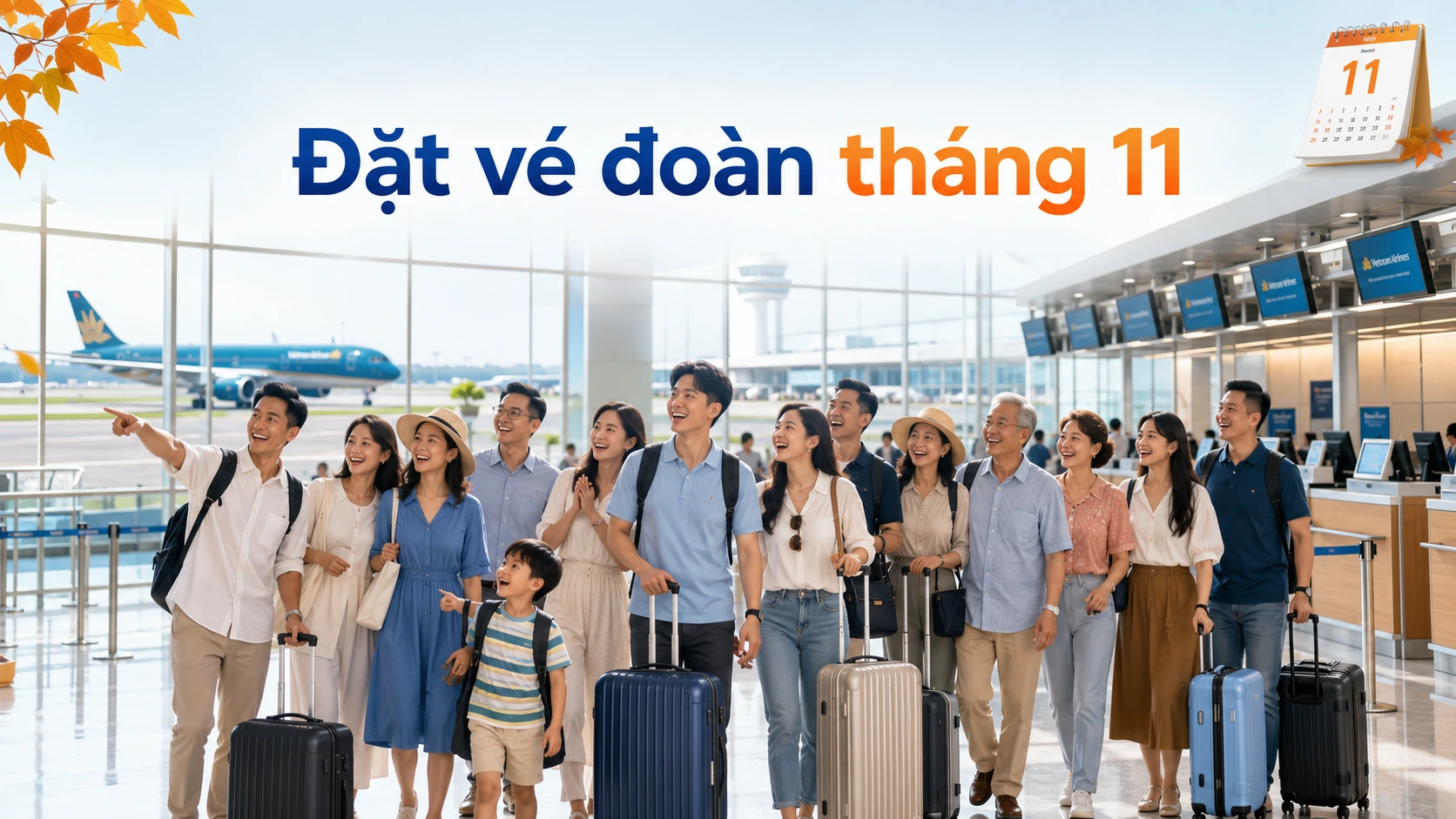 Đặt vé đoàn tháng 11 công ty, gia đình giá rẻ mới cập nhật