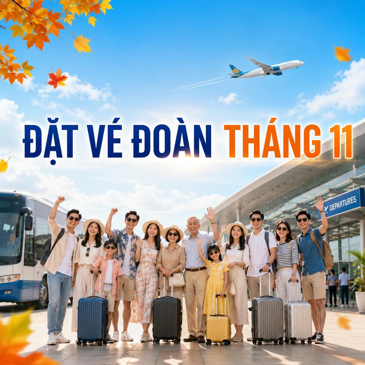 Đặt vé đoàn tháng 11