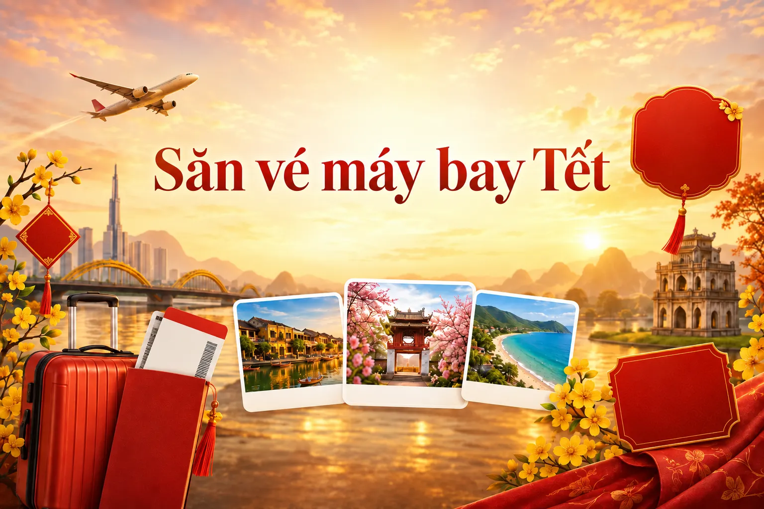 Săn vé máy bay Tết 2027 vừa túi tiền, đúng lịch cả nhà