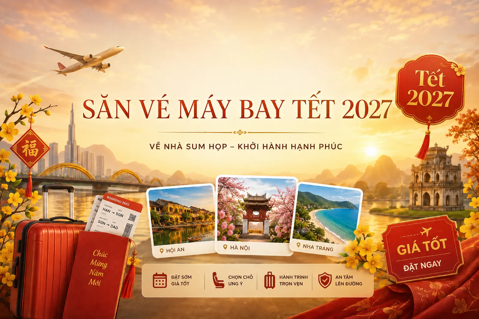 Săn vé máy bay Tết 2027