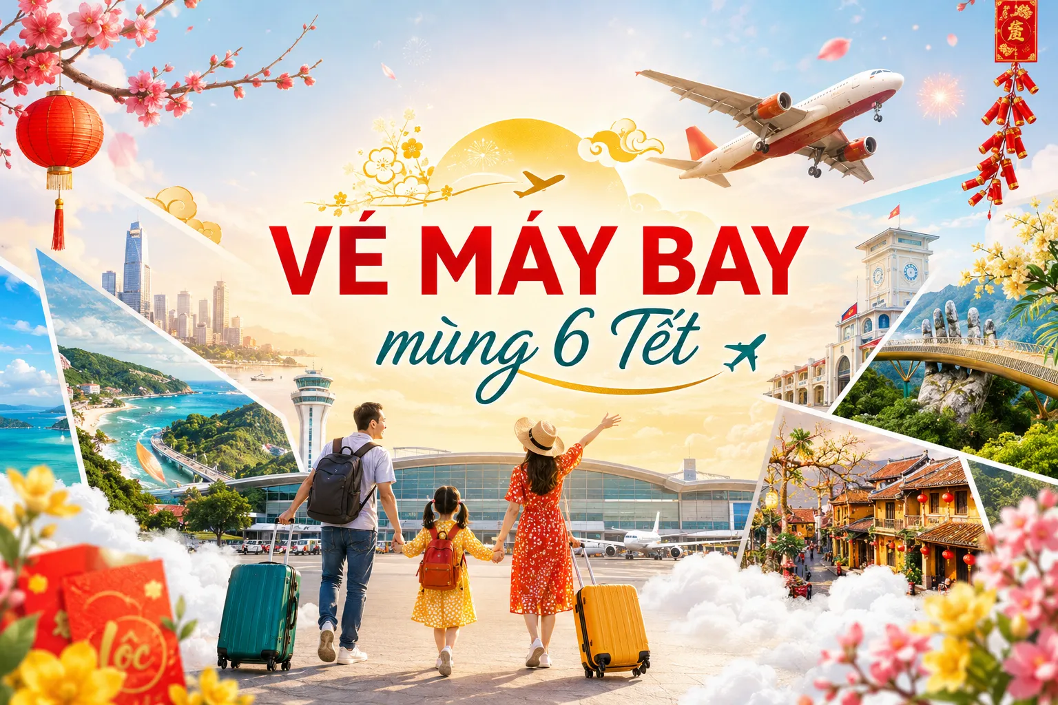 Vé máy bay mùng 6 Tết 2027, lên đường du xuân nhẹ nhàng