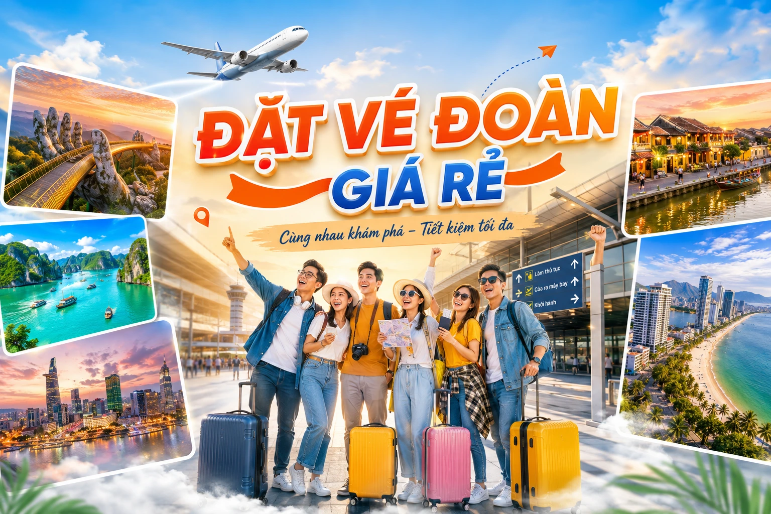 Đặt vé đoàn giá rẻ